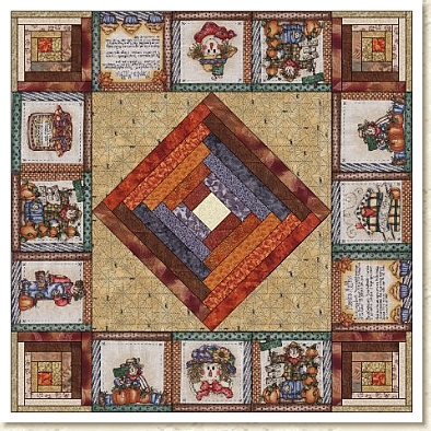 Herbstdecke Dianna Marcum Vogelscheuchen